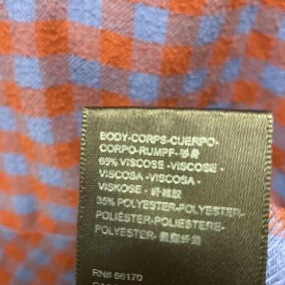 Urban Outfitters Check Plaid Flannel Hoodie Shirt Medium - Picture 3 of 5